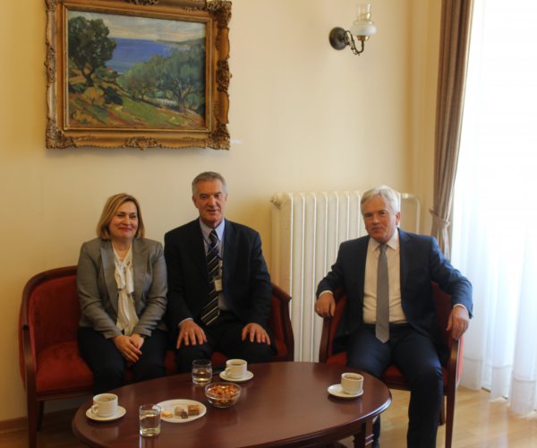 DIREKTOR NACIONALNE BIBLIOTEKE CRNE GORE RAZGOVARAO SA DIREKTORICOM NACIONALNE I SVEUČILIŠNE KNJIŽNICE U ZAGREBU I DIREKTOROM NACIONALNE I UNIVERZITETSKE BIBLIOTEKE BOSNE I HERCEGOVINE