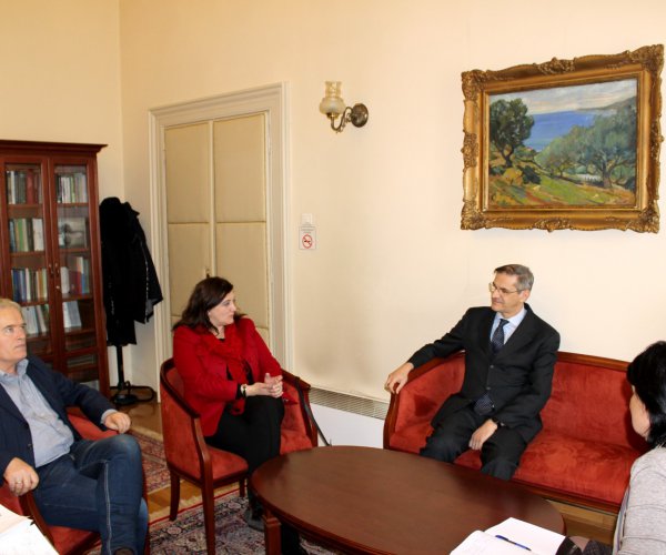 AMBASADOR REPUBLIKE ITALIJE LUKA ZELIOLI POSJETIO NBCG