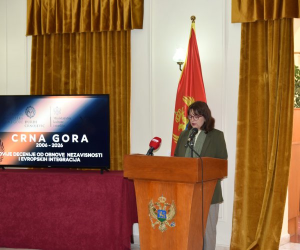 OTVORENA IZLOŽBA „CRNA GORA 2006 – 2026: DVIJE DECENIJE OD OBNOVE NEZAVISNOSTI I EVROPSKIH INTEGRACIJA“