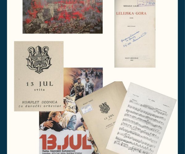 NATIONAL LIBRARY OF MONTENEGRO “ĐURĐE CRNOJEVIĆ” MARKS STATEHOOD DAY WITH THE EXHIBITION “13 JULY THROUGH ARTISTIC CREATIVITY”