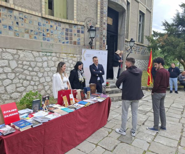 AN EVENT UNDER THE SLOGAN “LET’S READ TOGETHER” IN THE COURTYARD OF THE FORMER FRENCH EMBASSY BUILDING
